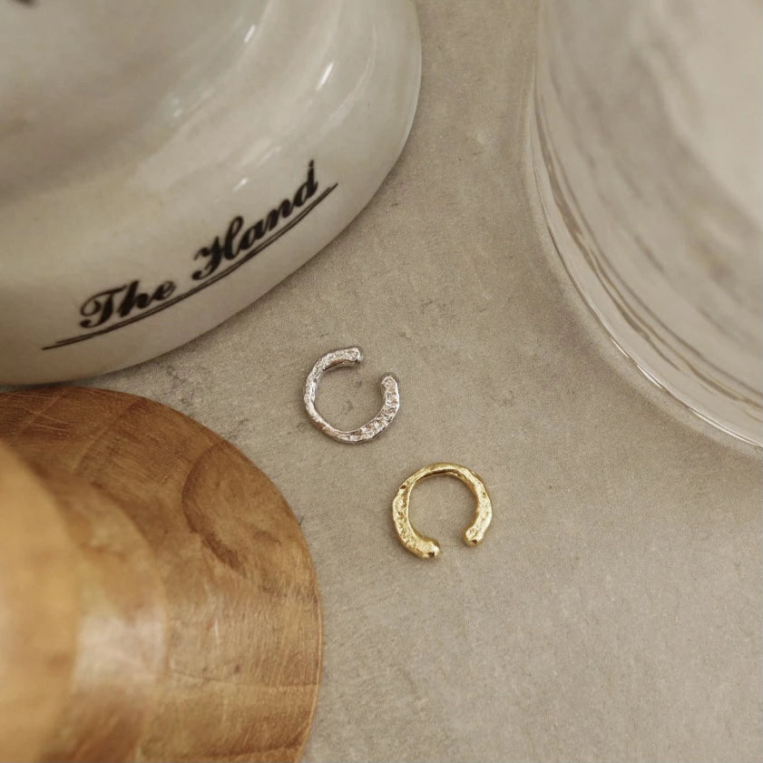 C121 silver925 horseshoe earcuff