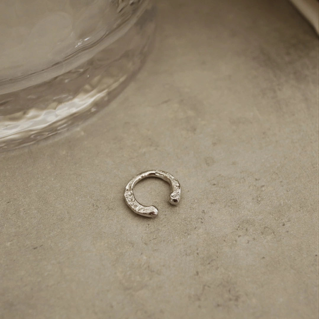 C121 silver925 horseshoe earcuff