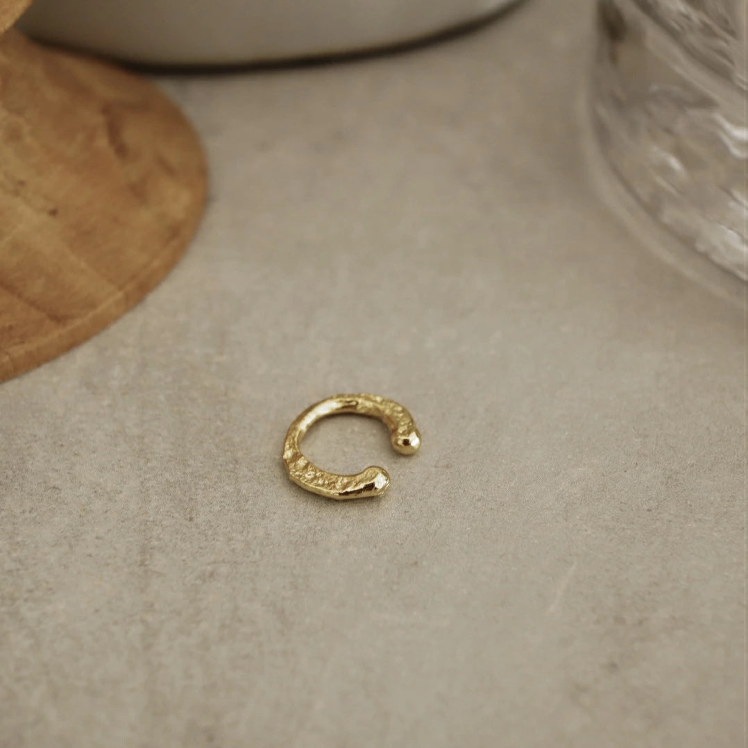 C121 silver925 horseshoe earcuff