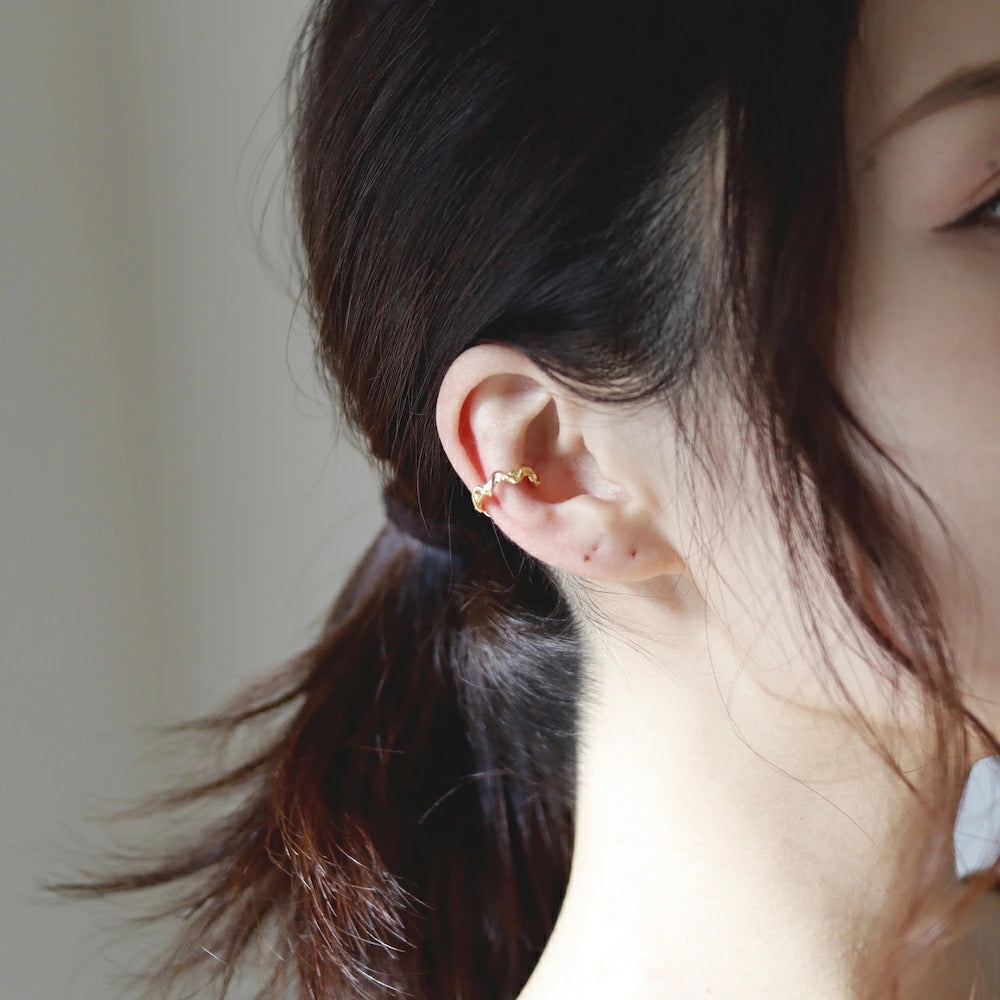 C085 silver925 spiral earcuff