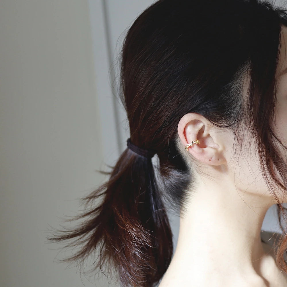 C085 silver925 spiral earcuff