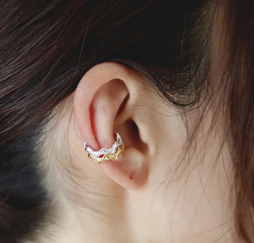 C085 silver925 spiral earcuff