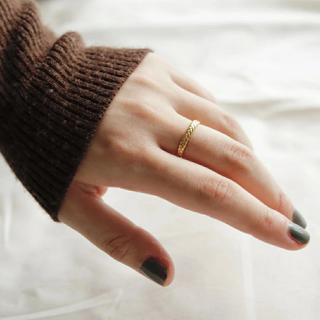 R050 silver925 curb chain ring
