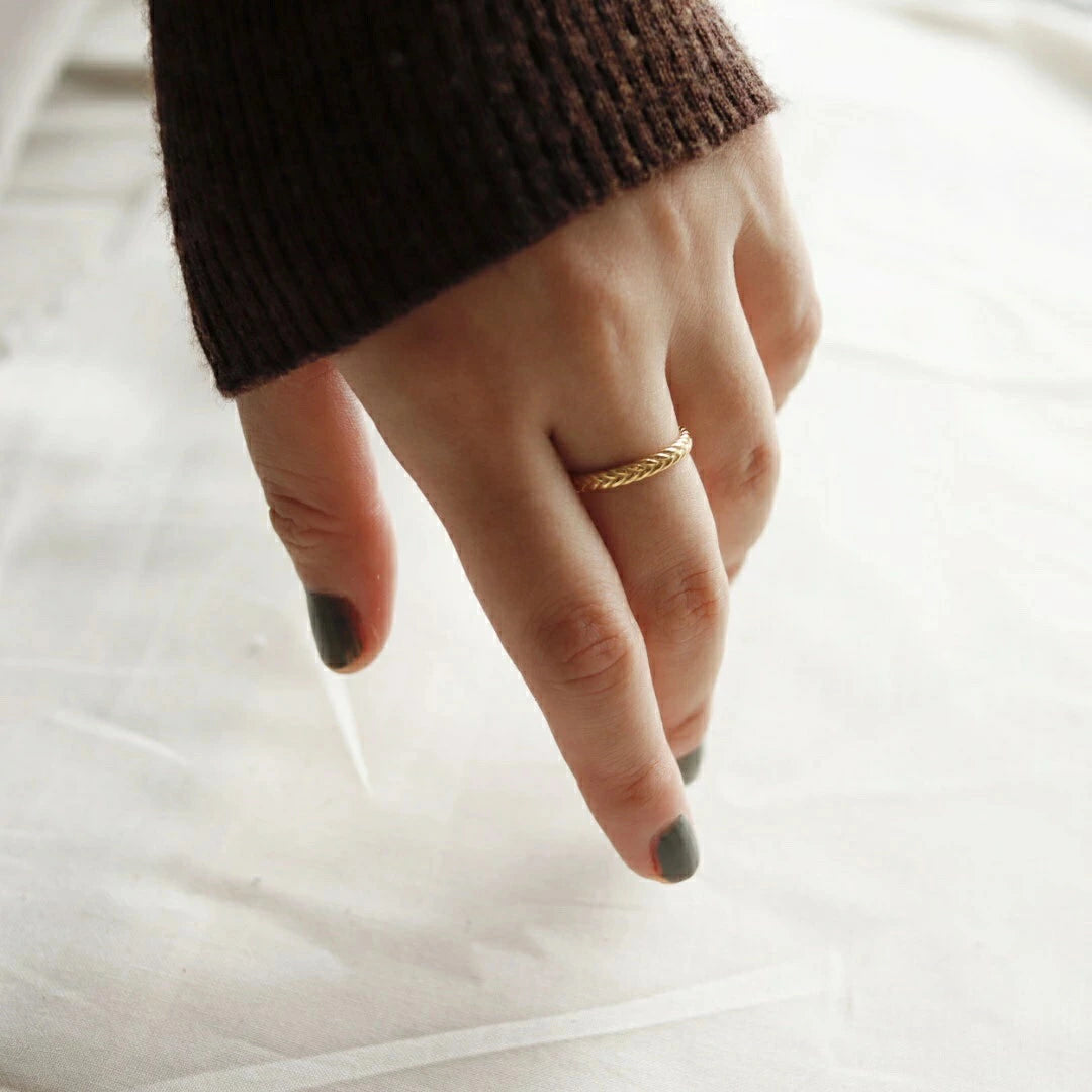 R050 silver925 curb chain ring