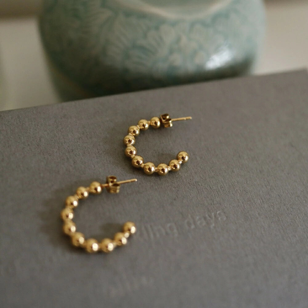 P165 stainless TSUBU-TUBU ball hoop pierce