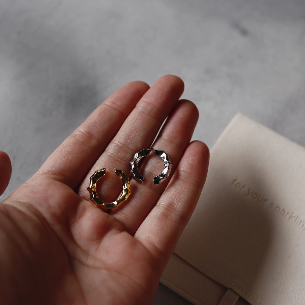 C095 silver925 cut earcuff