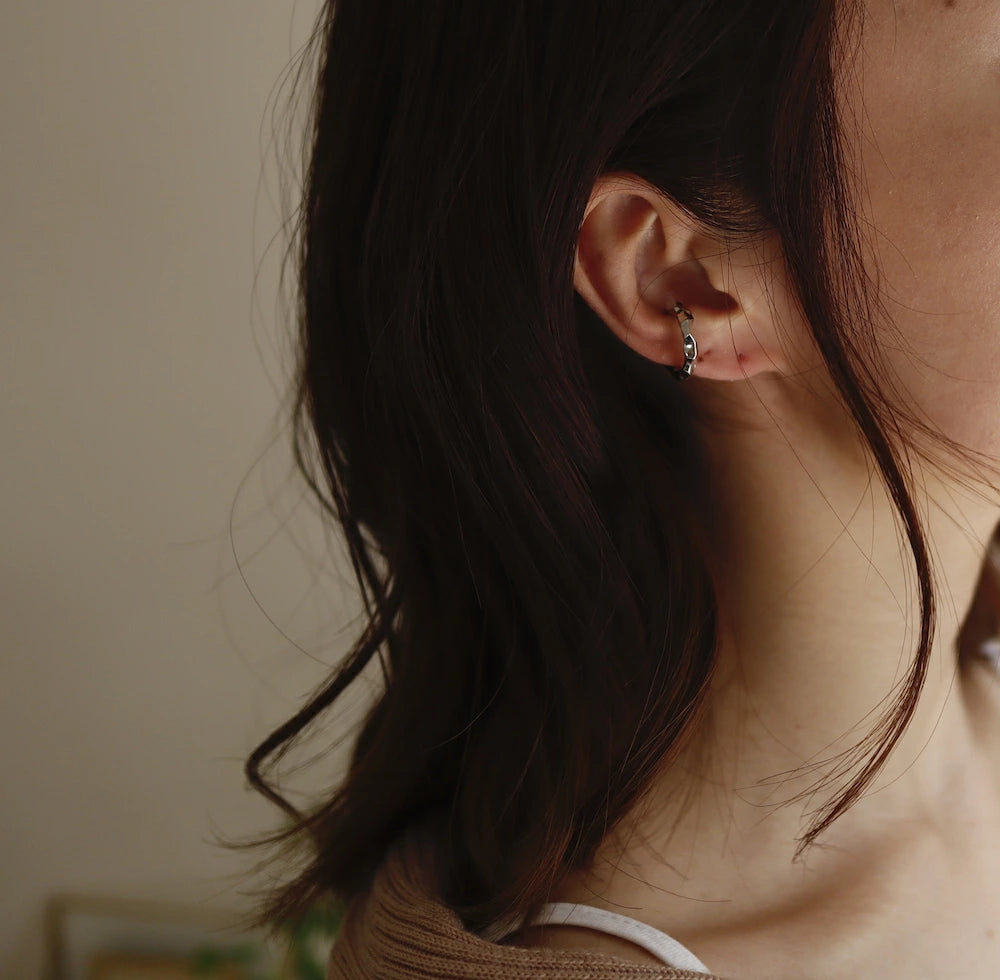C095 silver925 cut earcuff
