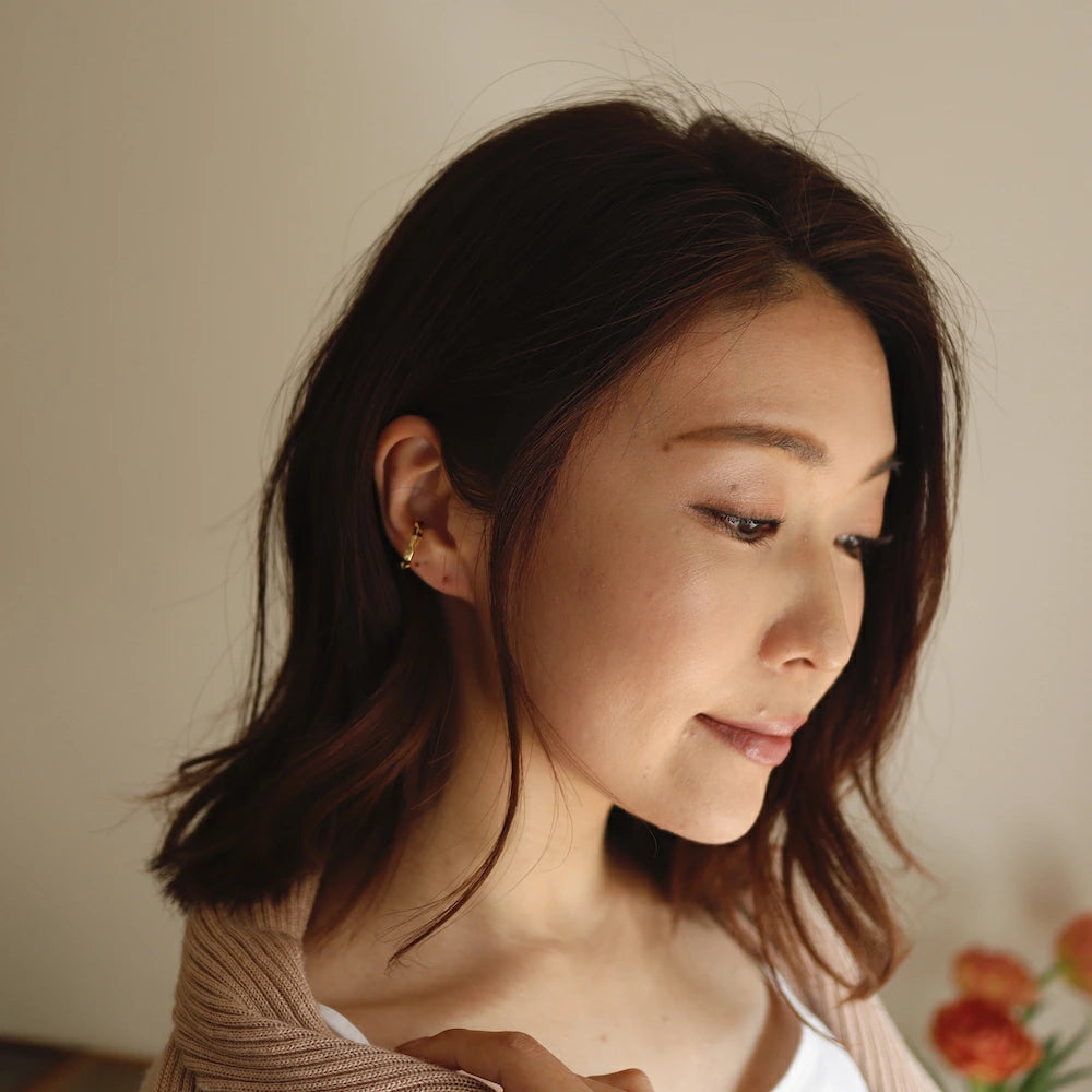 C095 silver925 cut earcuff