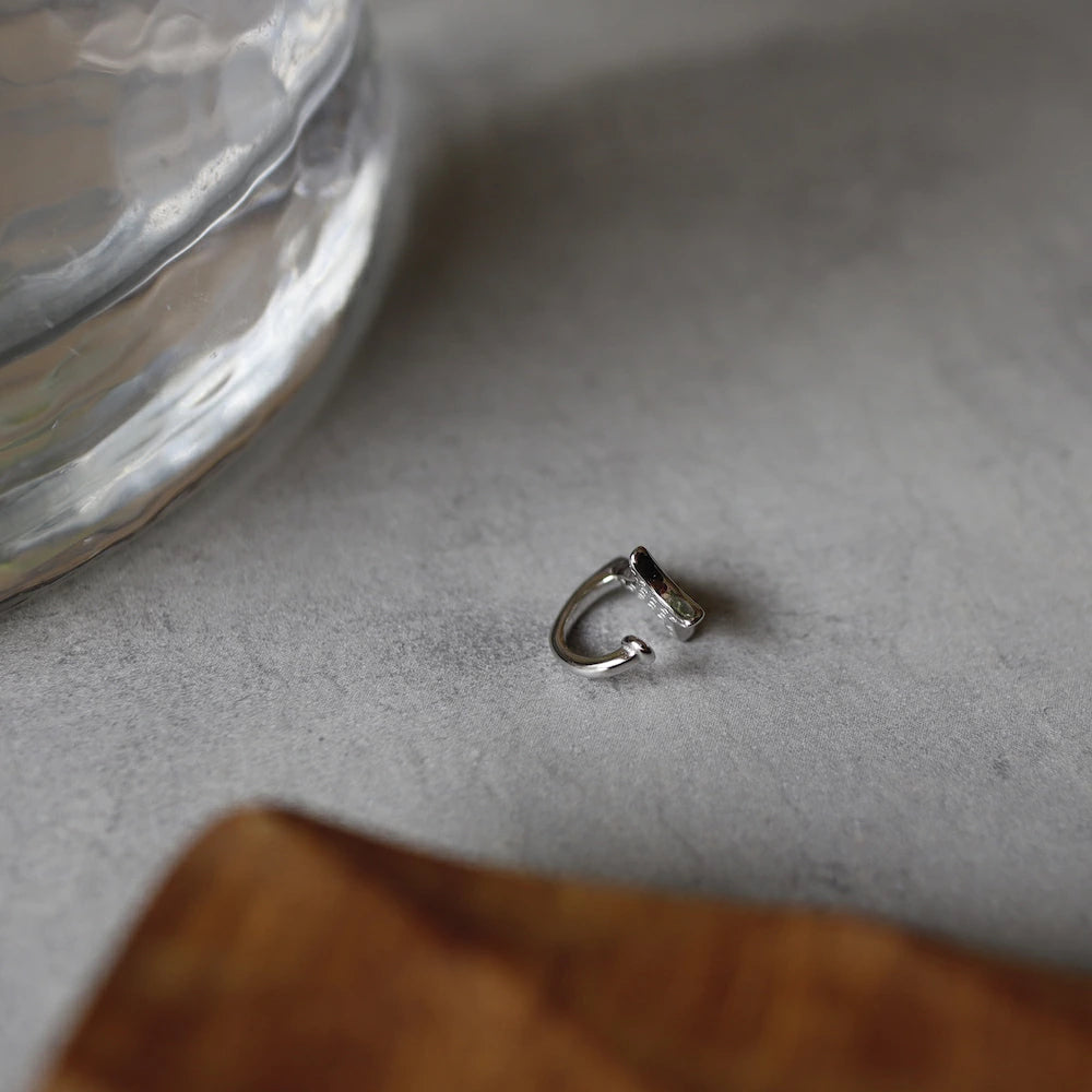 C125 silver925 star earcuff