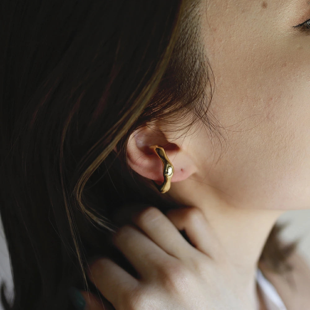 C103 silver925 volumy earcuff ring