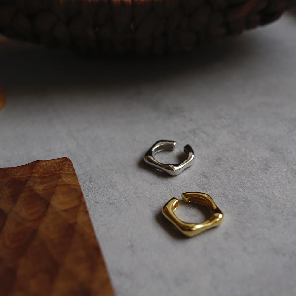 C103 silver925 volumy earcuff ring