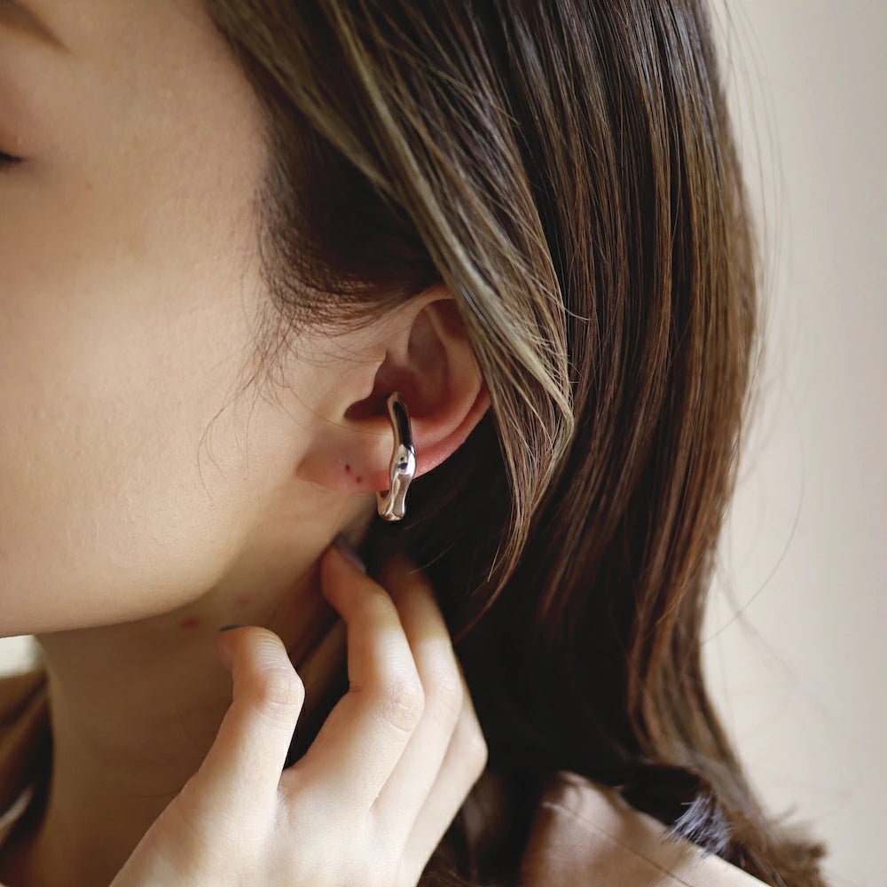 C103 silver925 volumy earcuff ring