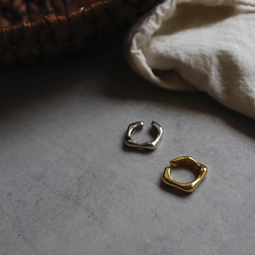 C103 silver925 volumy earcuff ring