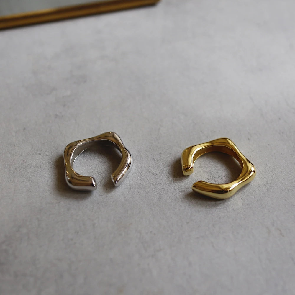 C103 silver925 volumy earcuff ring
