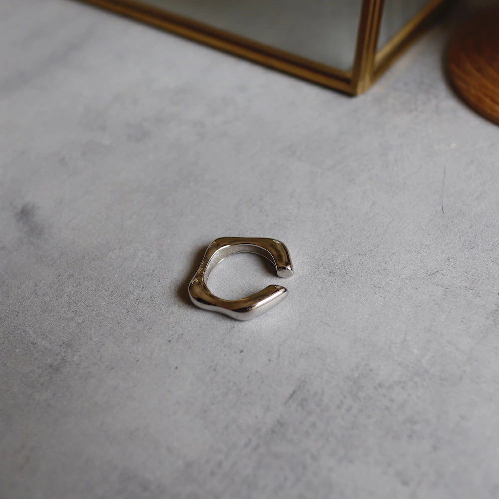 C103 silver925 volumy earcuff ring