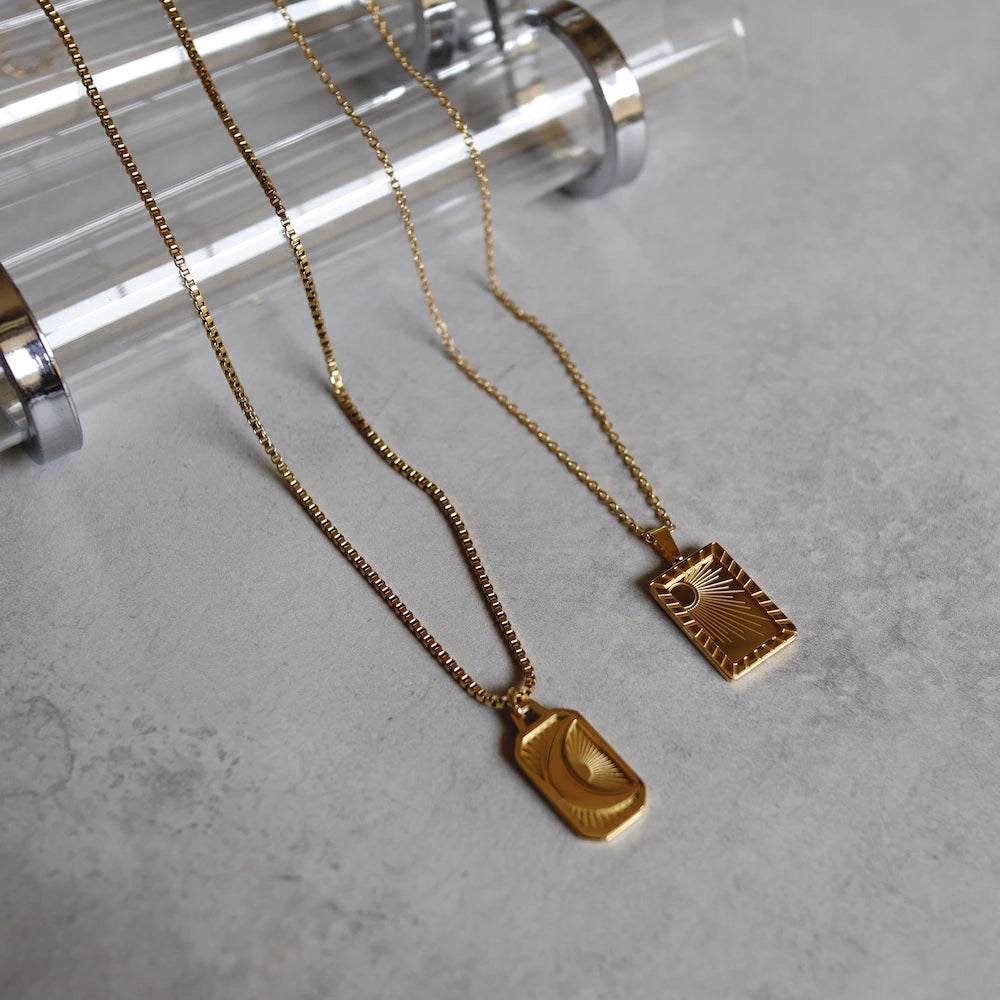 N081 stainless plate pendant