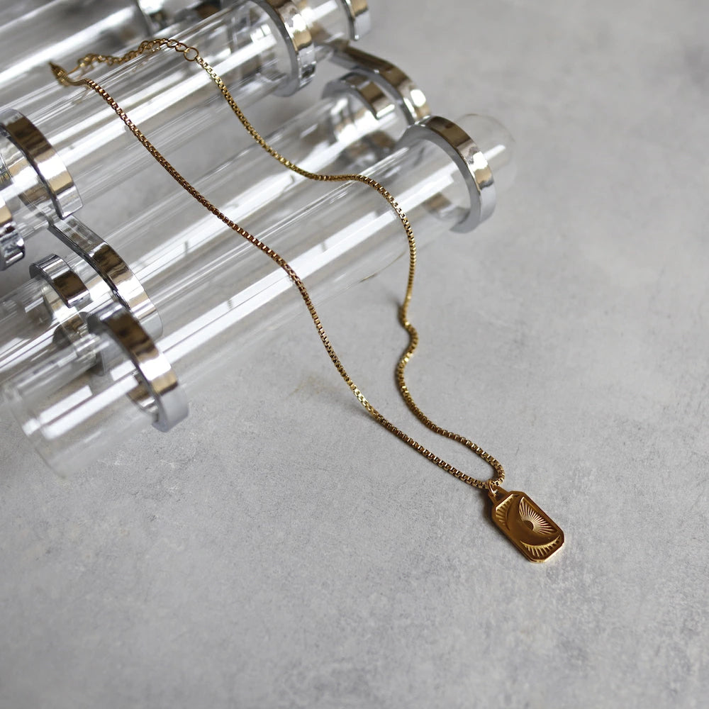 N081 stainless plate pendant