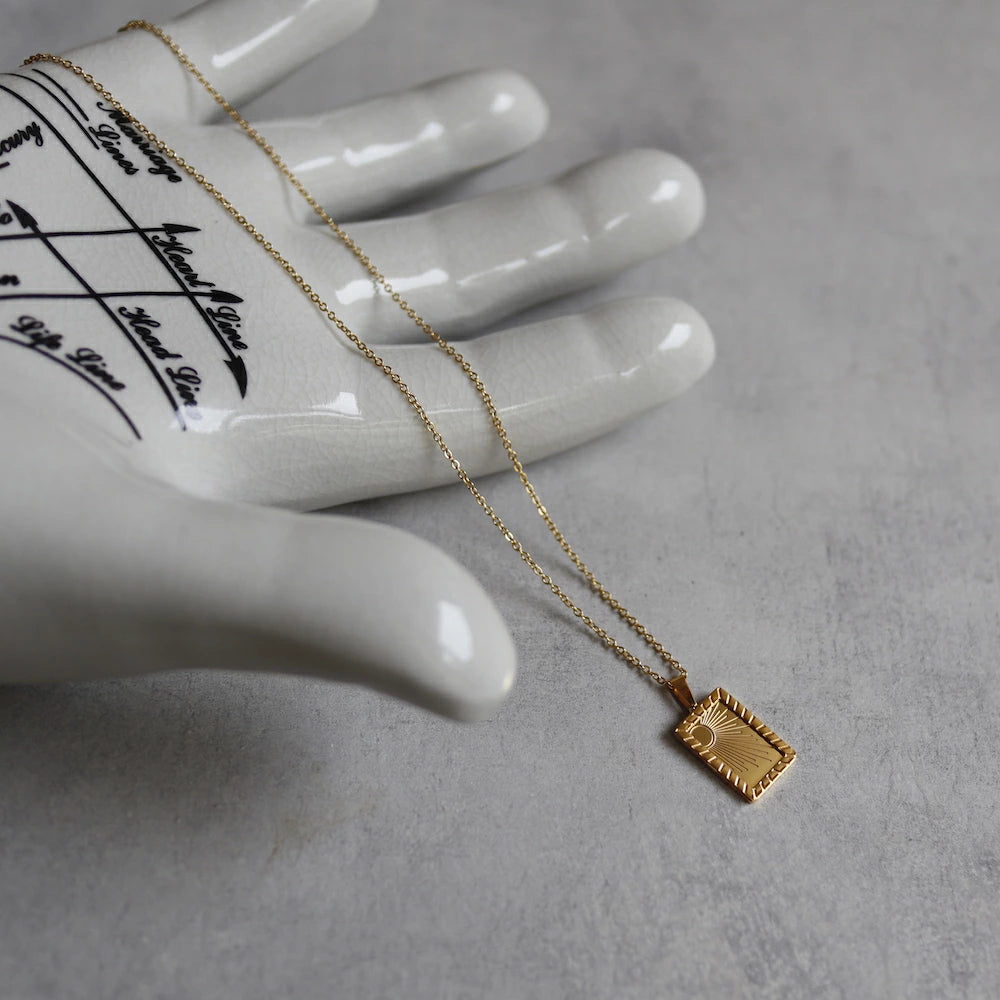 N081 stainless plate pendant