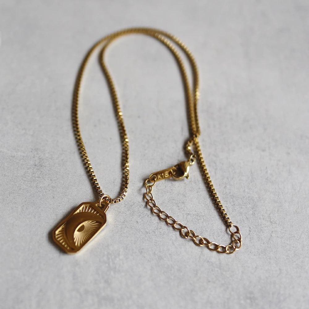 N081 stainless plate pendant