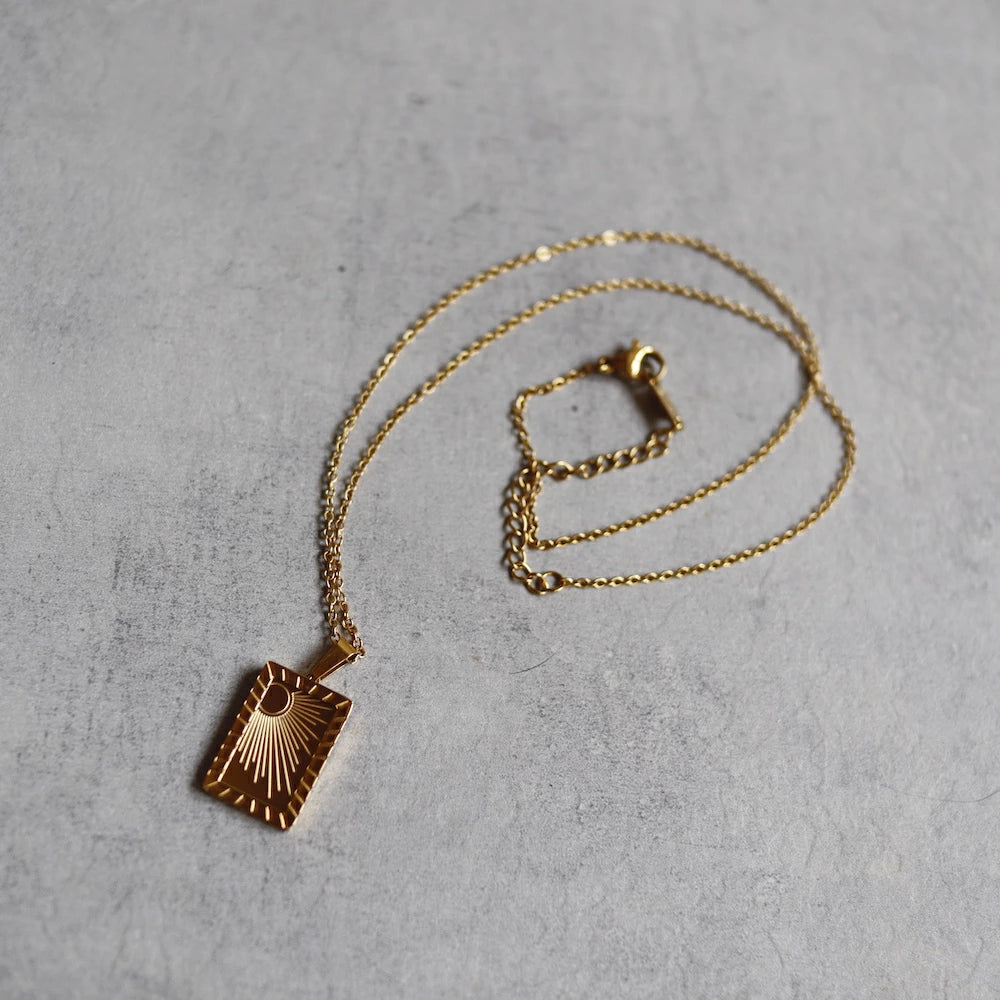 N081 stainless plate pendant