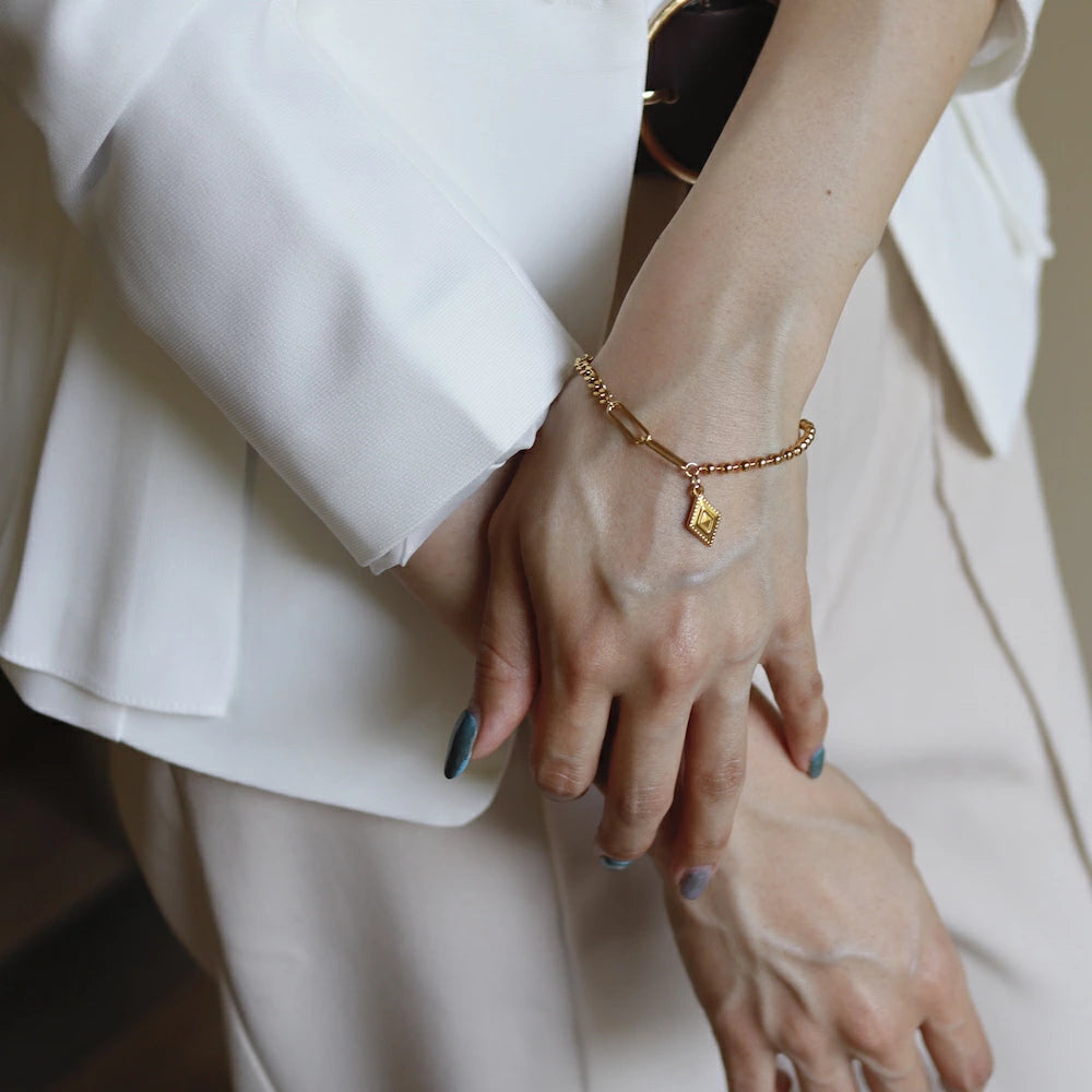 N095 stainless HISHI charm bracelet