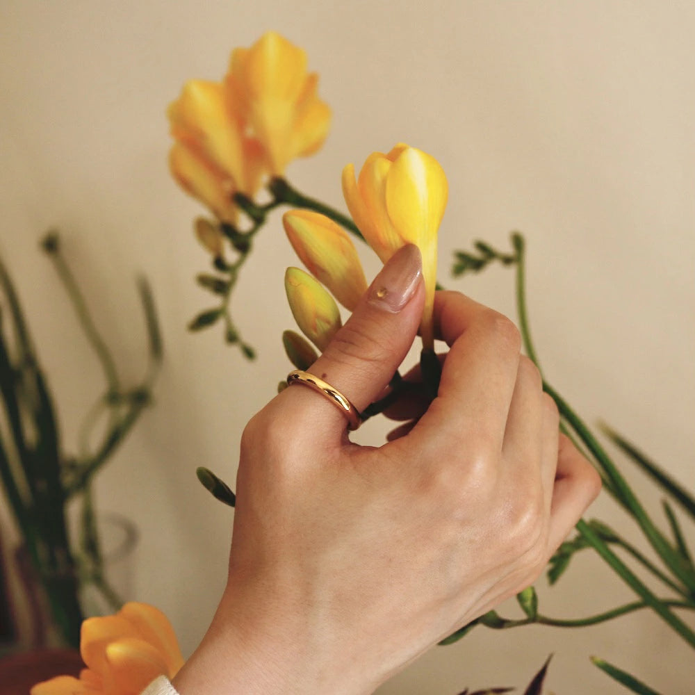 R072 stainless simple ring