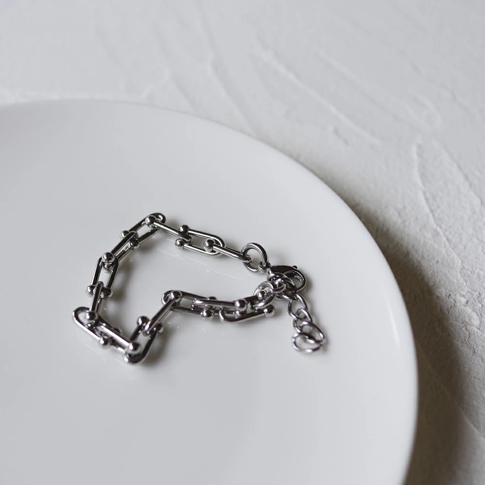 N102 stainless hard chain bracelet