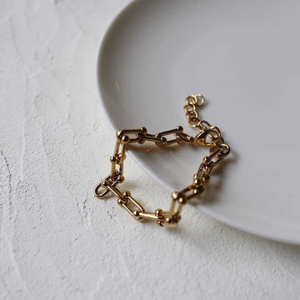 N102 stainless hard chain bracelet
