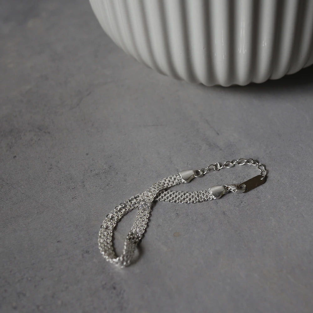N104 silver925 belt chain bracelet