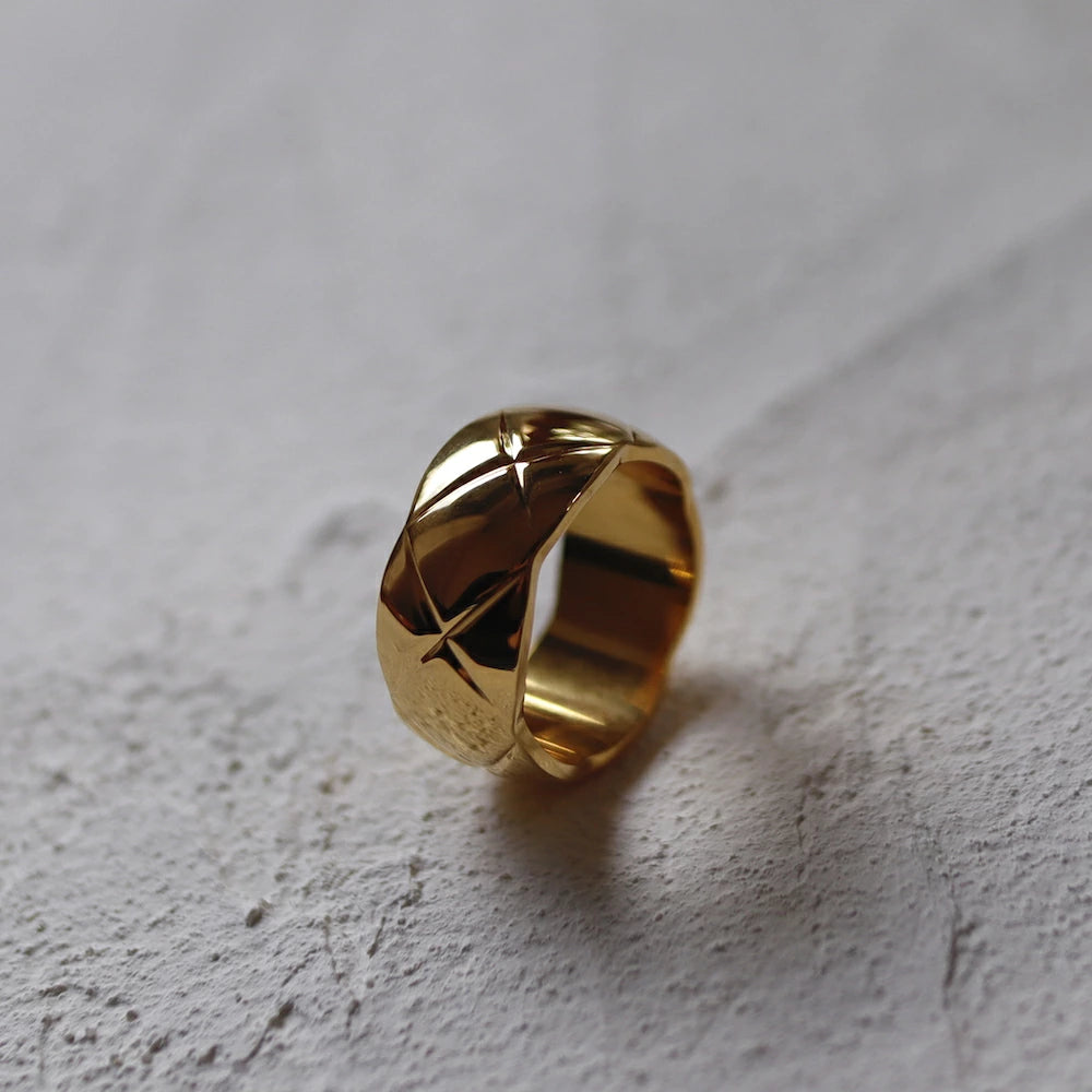 R007 stainless wide quilting ring
