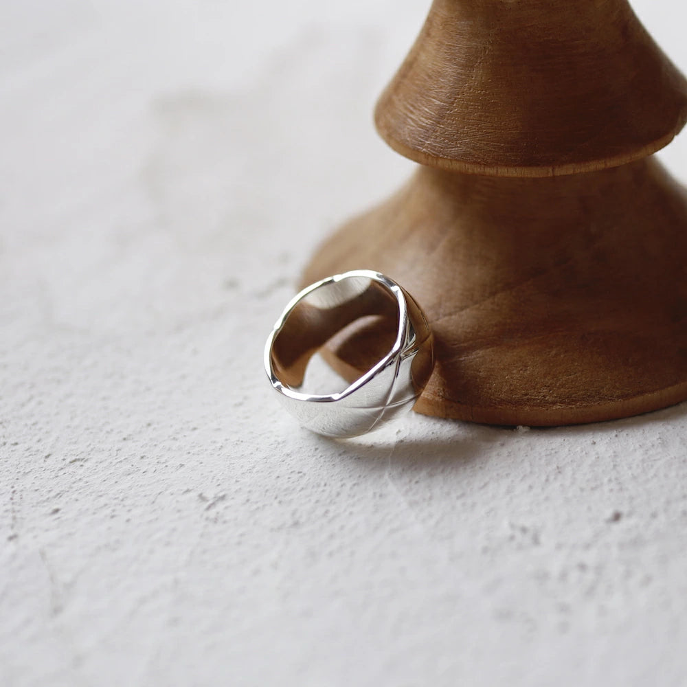 R007 stainless wide quilting ring