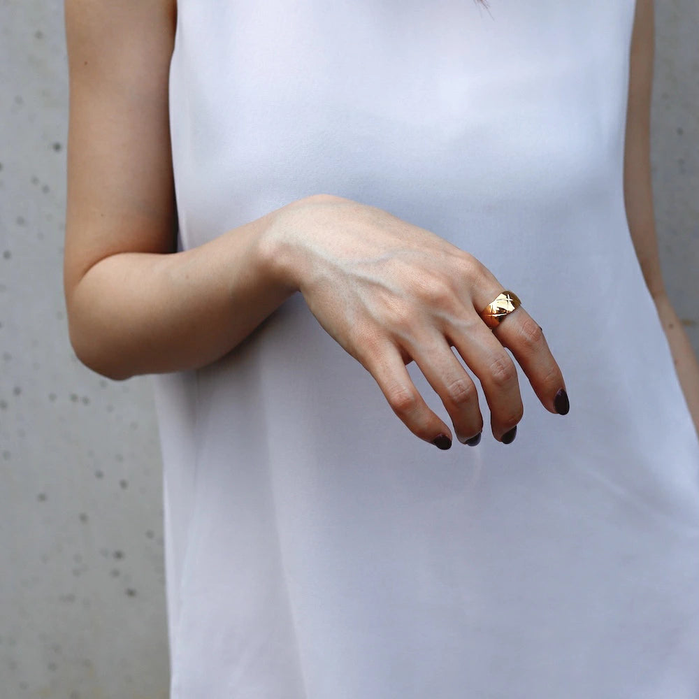 R007 stainless wide quilting ring