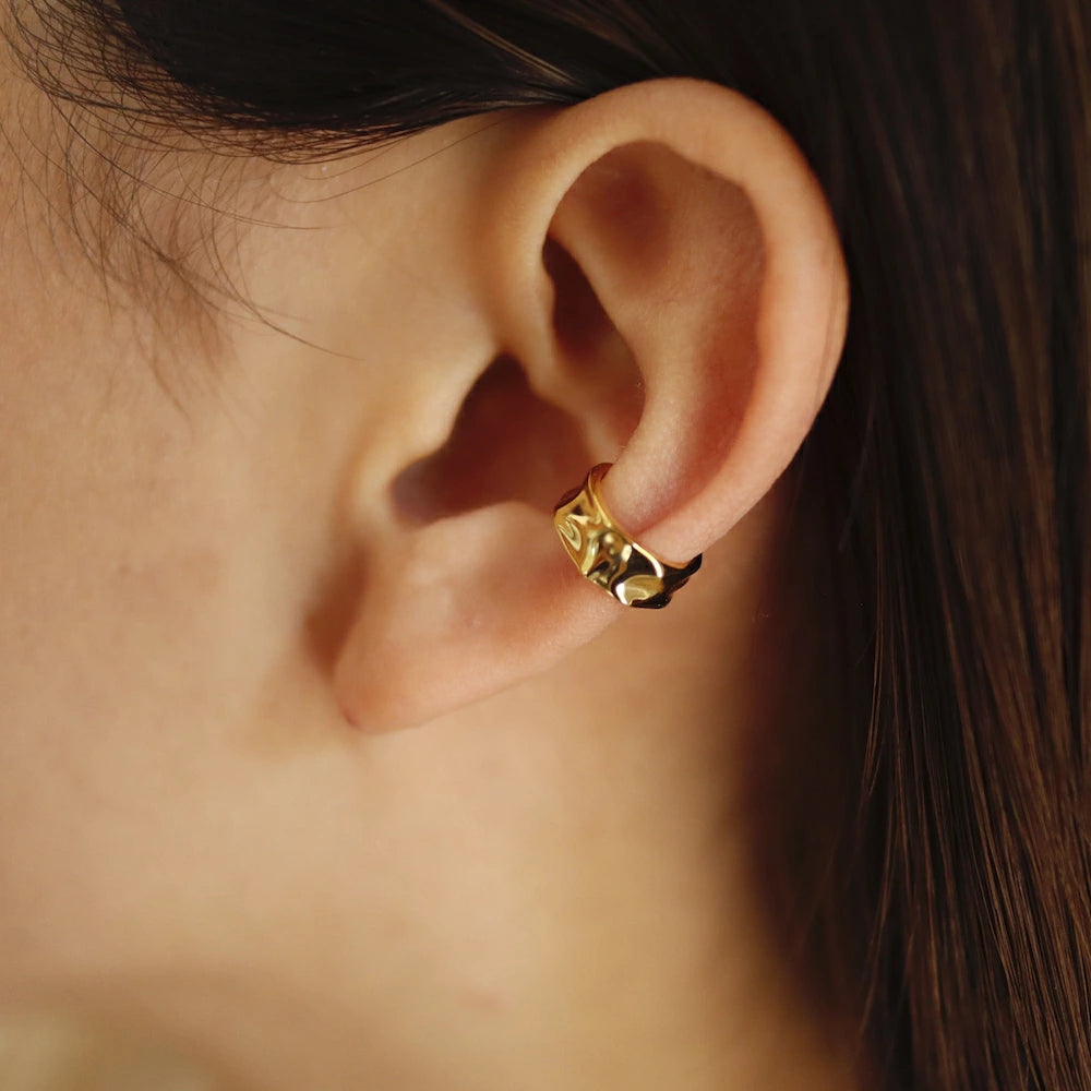C133 silver925 simple earcuff