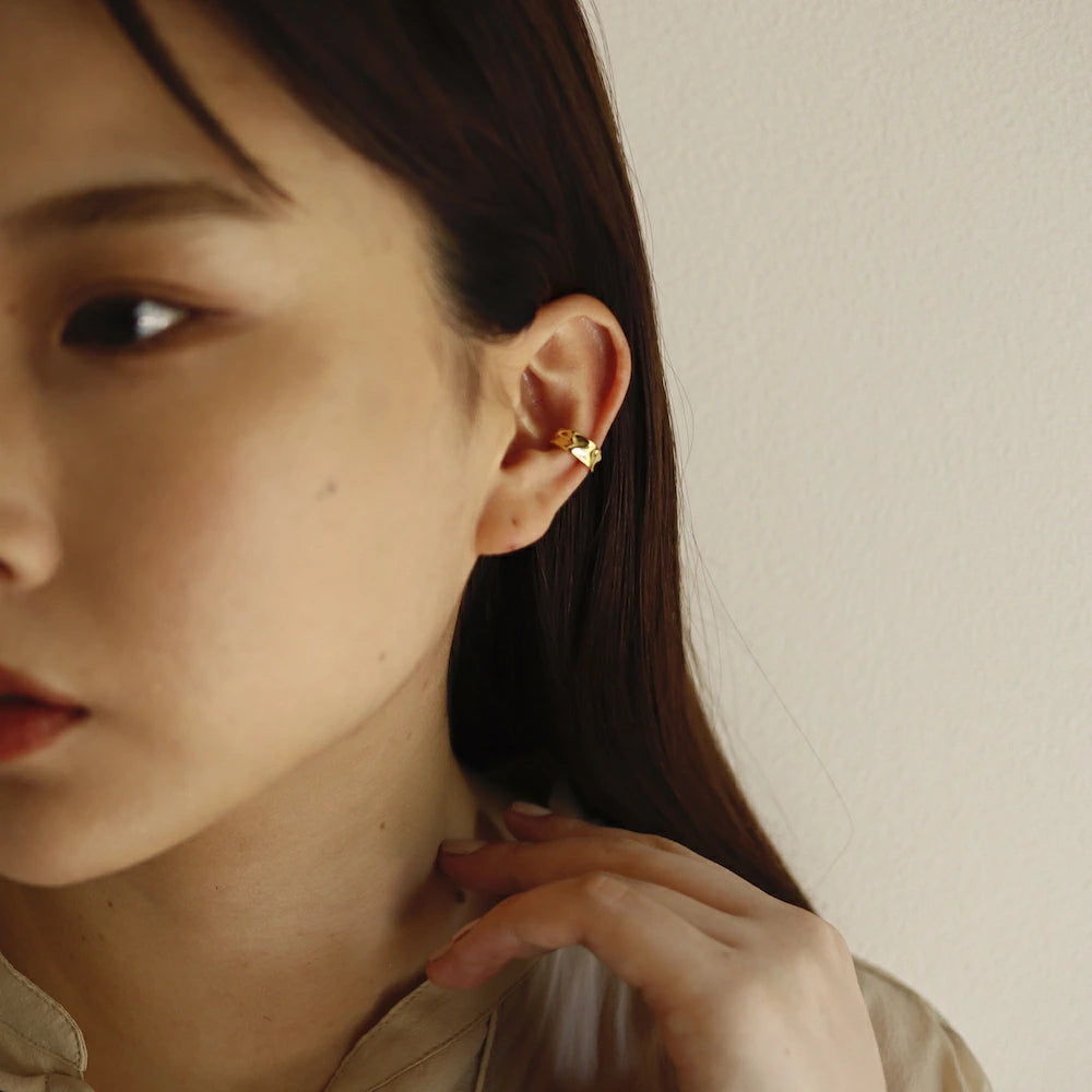 C133 silver925 simple earcuff