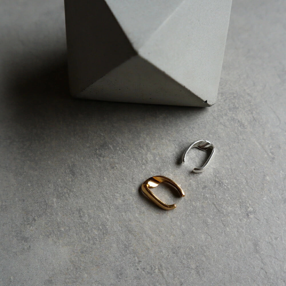 C014 silver925 clip earcuff