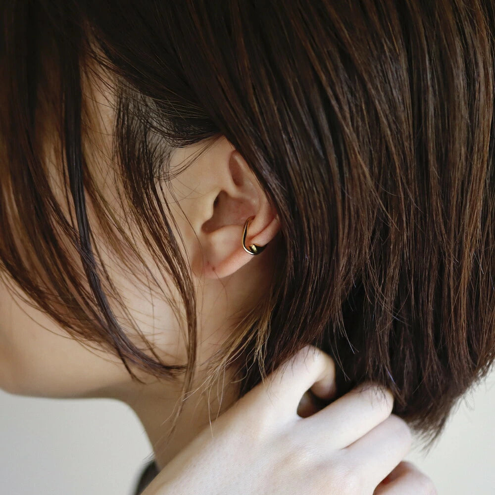 C014 silver925 clip earcuff