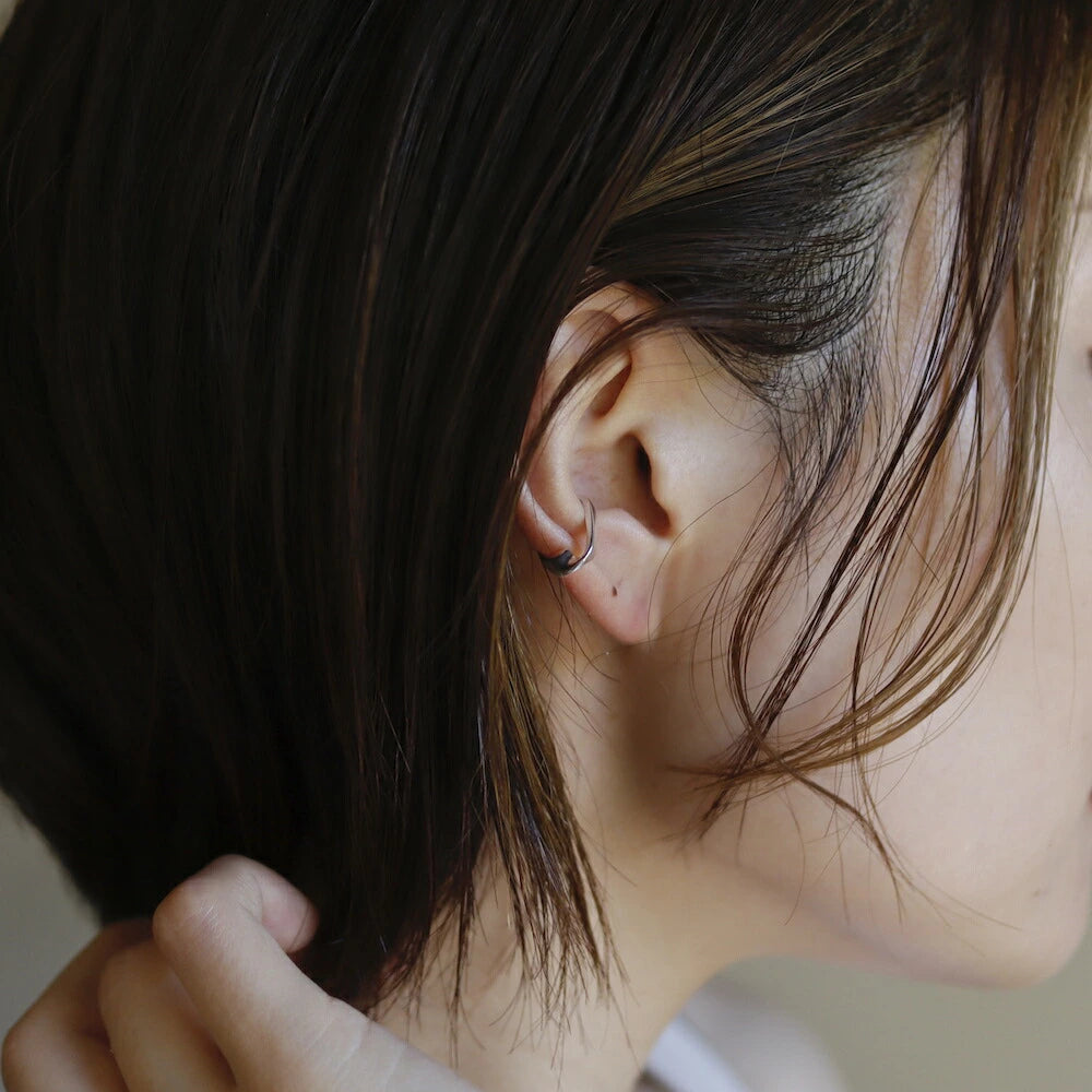 C014 silver925 clip earcuff