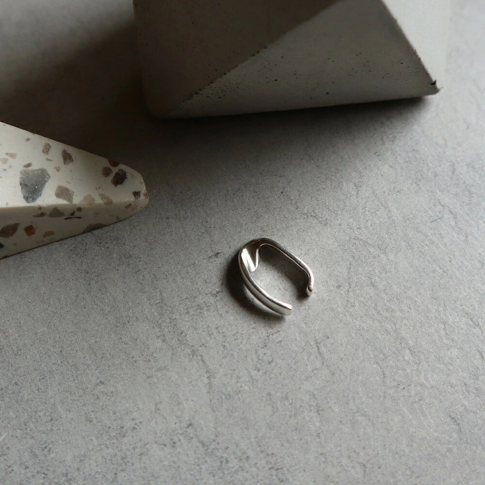 C014 silver925 clip earcuff