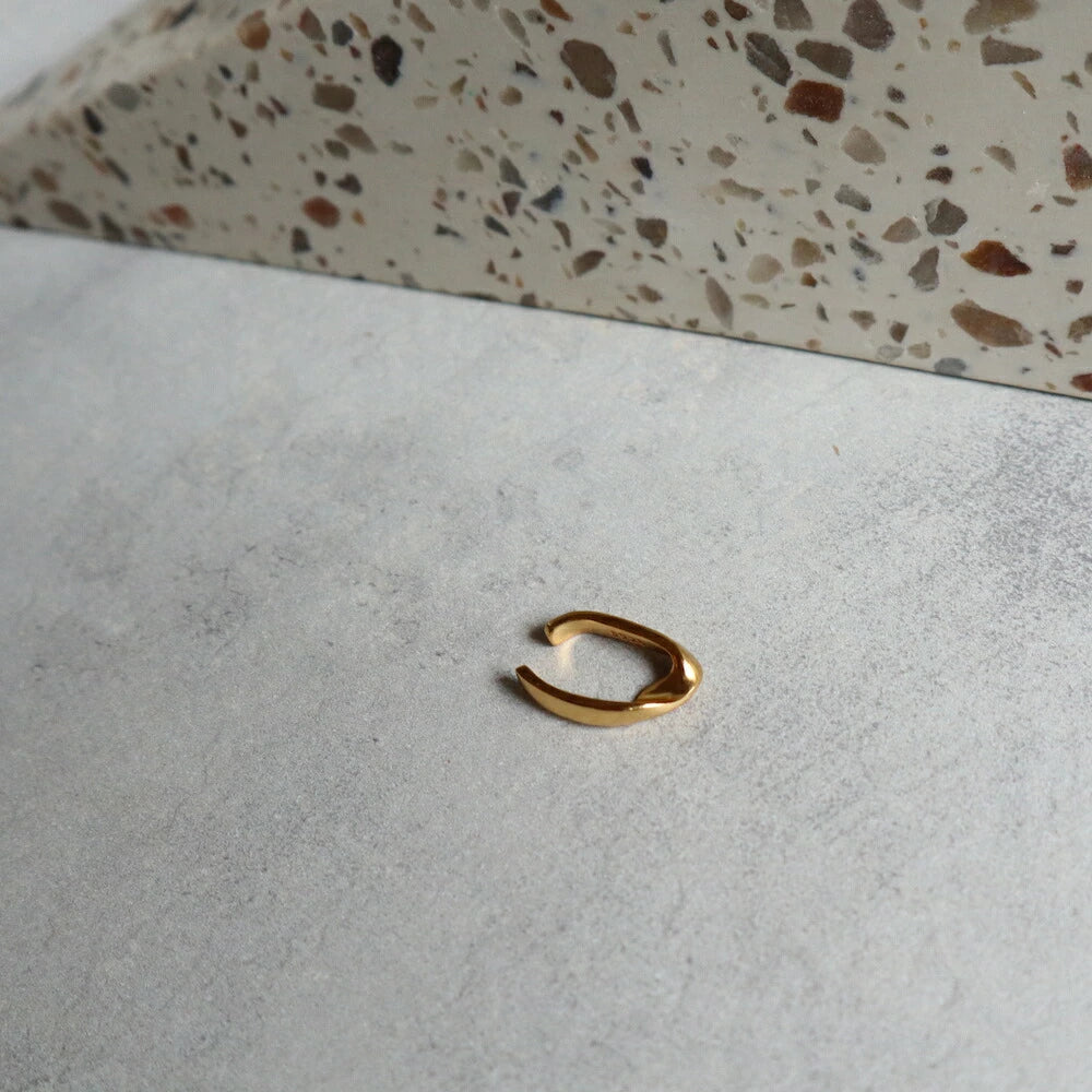 C014 silver925 clip earcuff