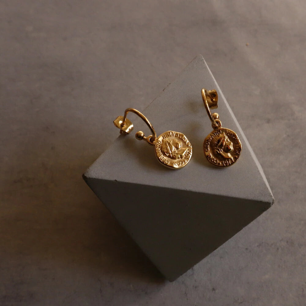 P295 stainless 2way coin hoop pierce