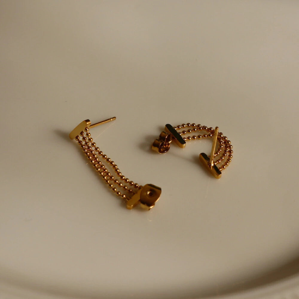 P305 stainless chain hoop pierce