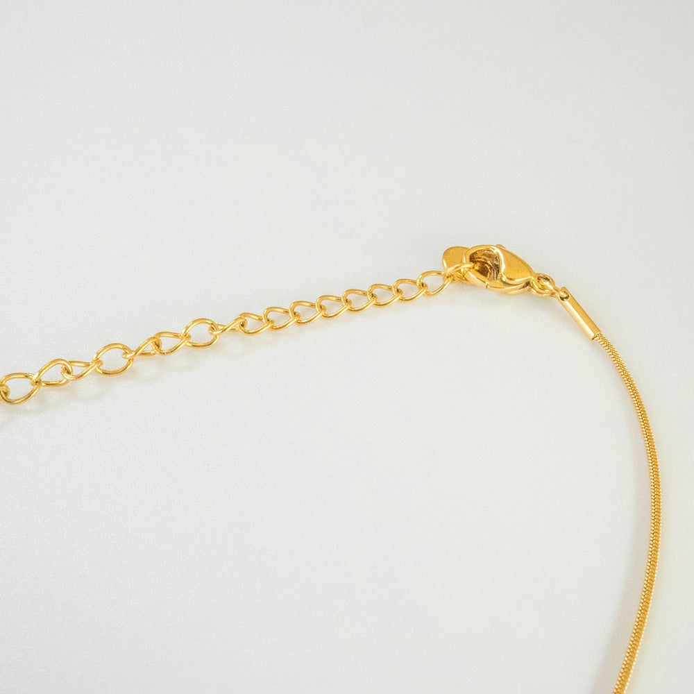 N026 stainless ball necklace