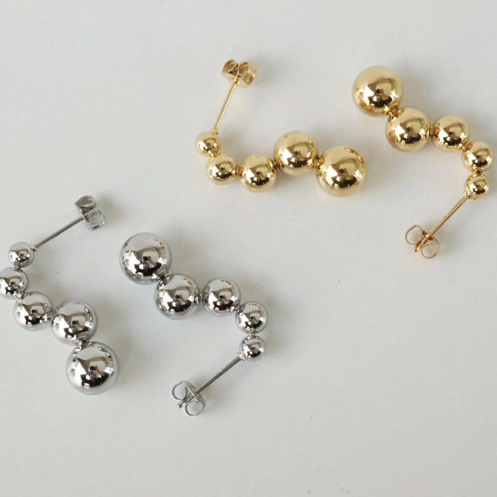 P085 stainless irregular metal bal piercel