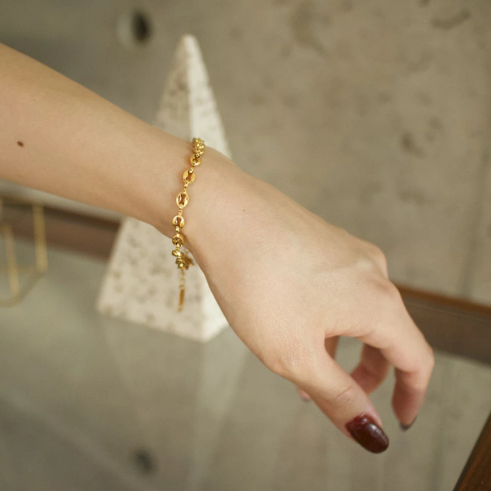 N126 stainless anchor chain bracelet