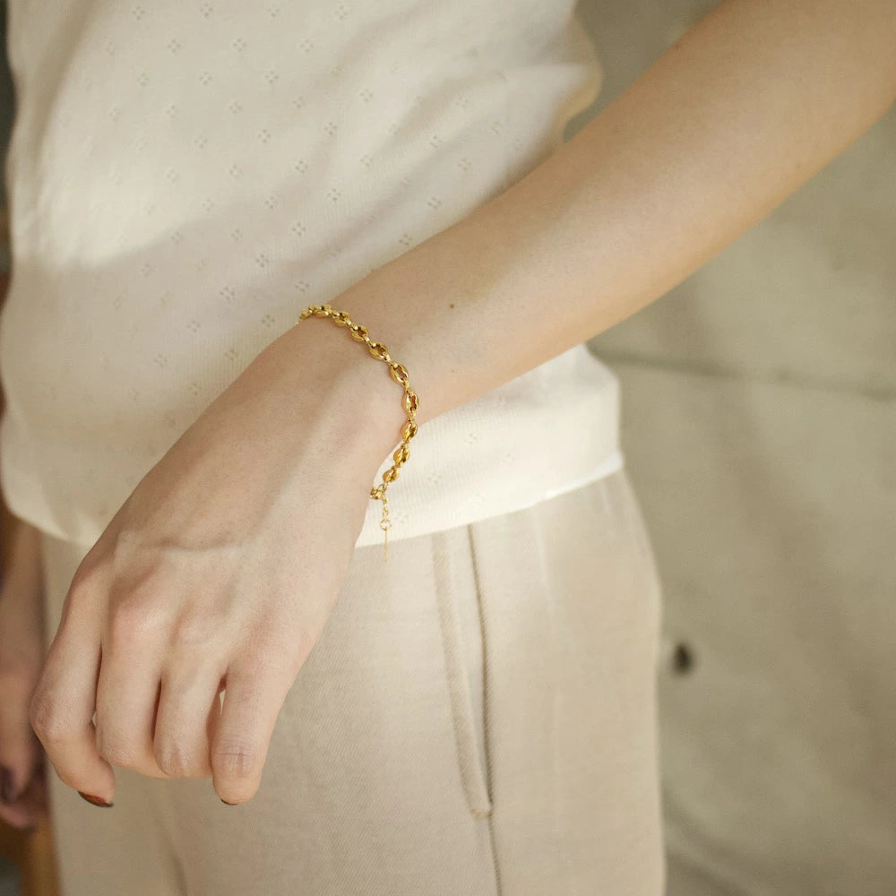 N126 stainless anchor chain bracelet