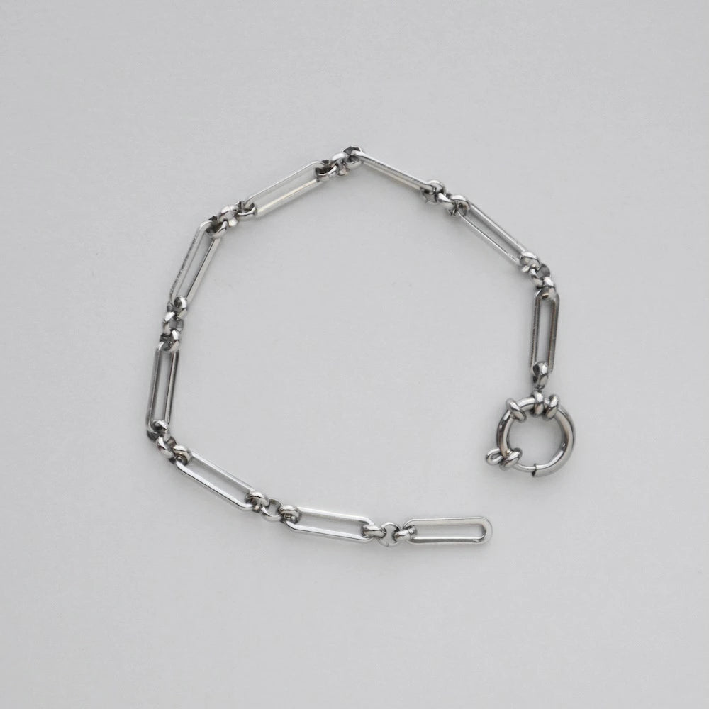 N138 stainless slim chain adjust free bracelet