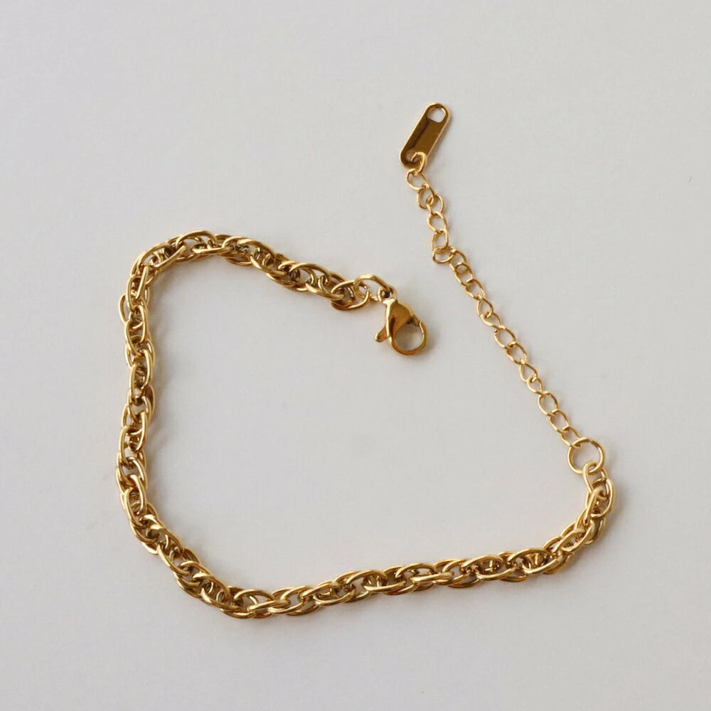 N144 stainless screw chain bracelet