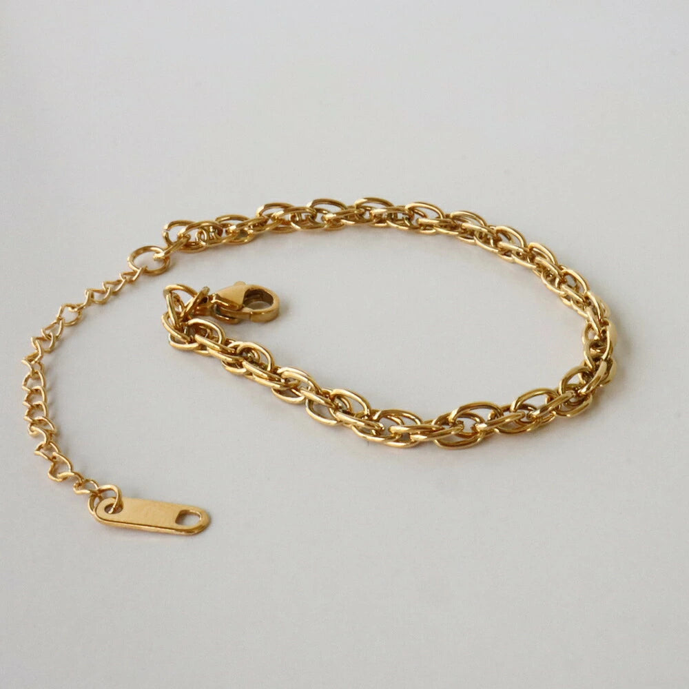 N144 stainless screw chain bracelet