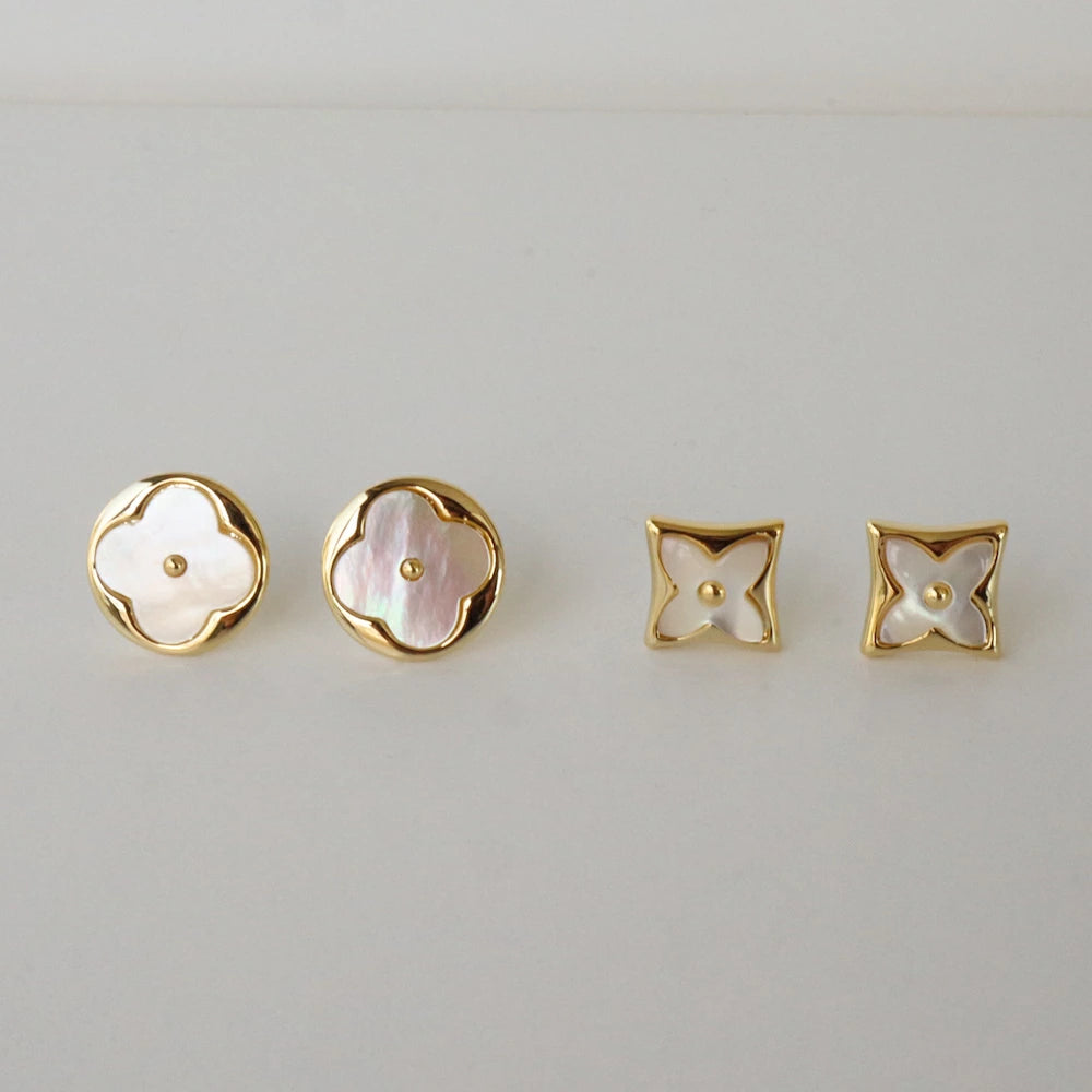 P060 2design flower shell pierce
