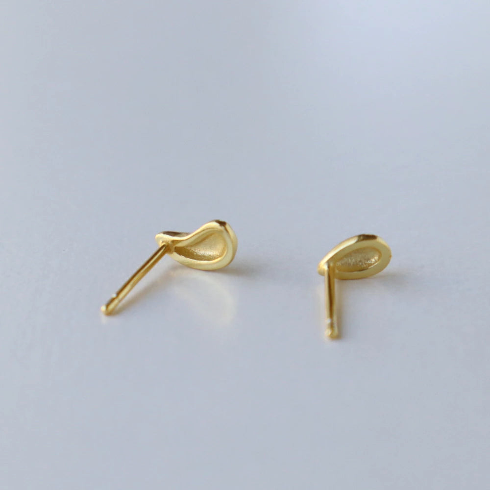 P344 silver925 asymmetry drop minimum pierce